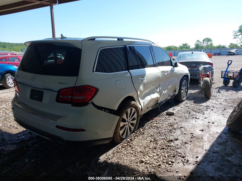 2017 Mercedes-Benz Gls 450 4Matic VIN: 4JGDF6EE7HA922211 Lot: 39306595