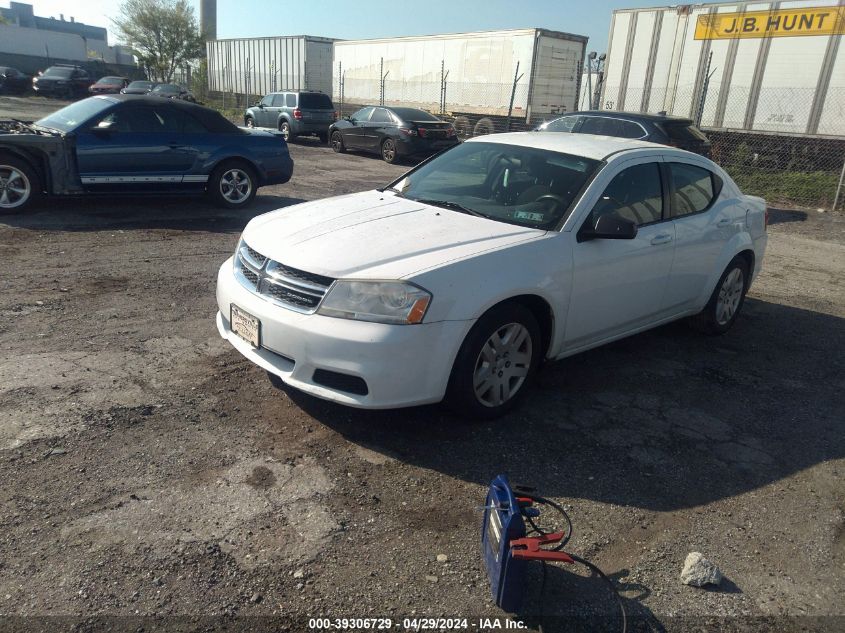 1C3CDZABXCN110670 | 2012 DODGE AVENGER