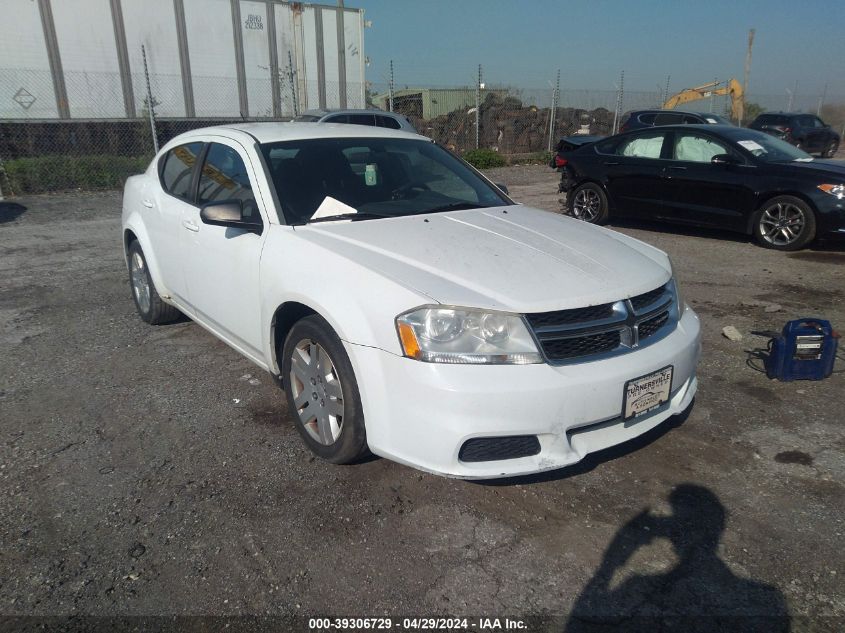 1C3CDZABXCN110670 | 2012 DODGE AVENGER