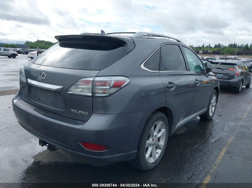 2012 Lexus Rx 350 VIN: 2T2BK1BA3CC150950 Lot: 39306744