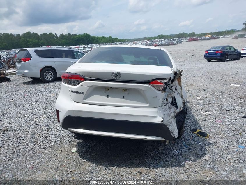 2020 Toyota Corolla Le VIN: 5YFEPRAE2LP079021 Lot: 39306747