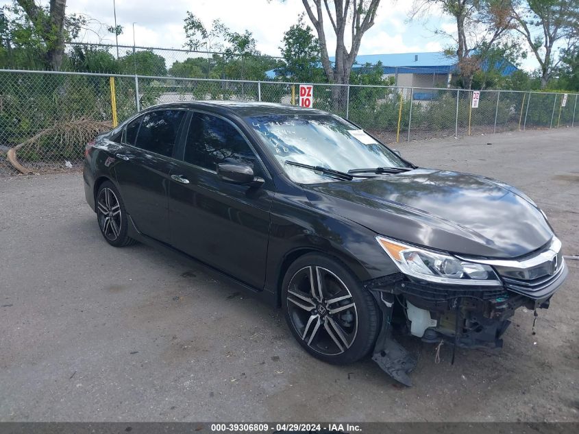 2016 Honda Accord Sport VIN: 1HGCR2F50GA133185 Lot: 39306809