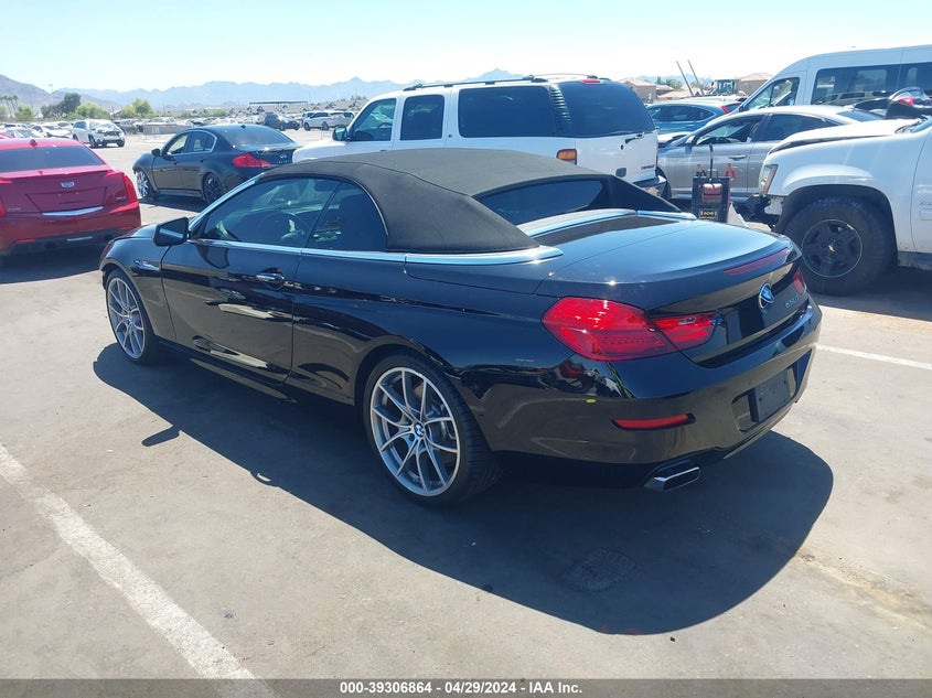 2012 BMW 650I VIN: WBALZ3C51CDL71223 Lot: 39306864