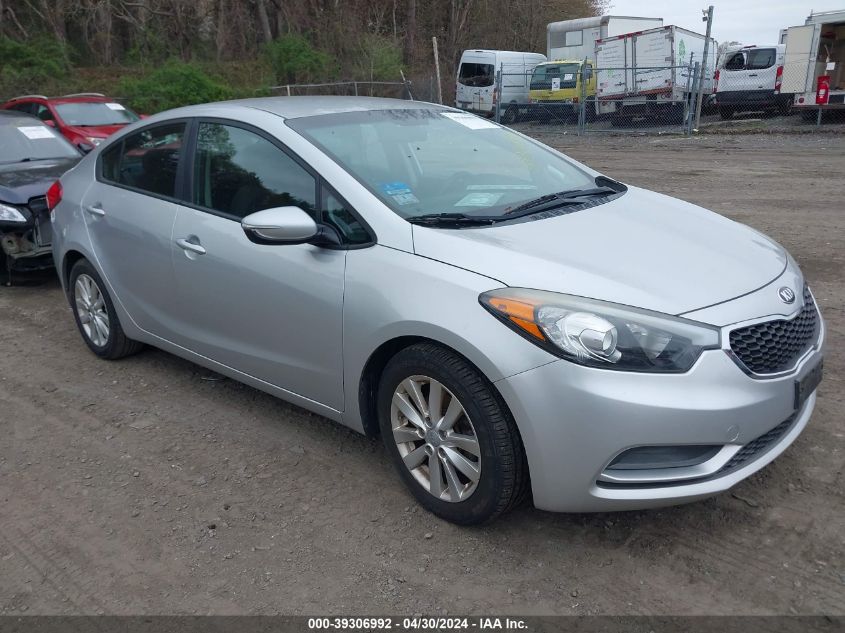 KNAFX4A60F5276056 | 2015 KIA FORTE