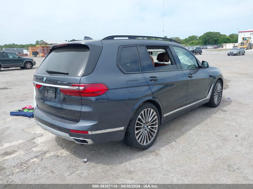 2022 BMW X7 xDrive40I VIN: 5UXCW2C04N9L17073 Lot: 39307110