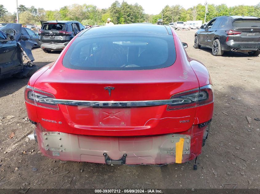 2016 Tesla Model S 60D/70D/75D/85D/90D VIN: 5YJSA1E23GF168409 Lot: 39307212