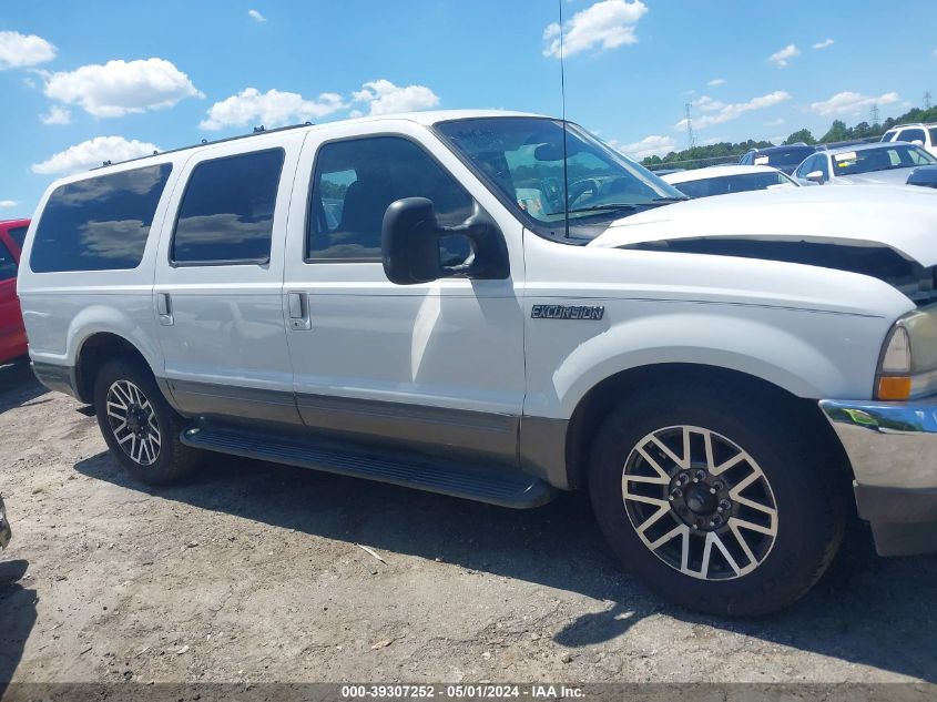 2002 Ford Excursion Xlt VIN: 1FMNU40S82ED64090 Lot: 39307252