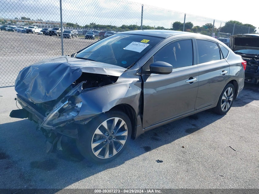 VIN 3N1AB7AP3KY236821 2019 NISSAN SENTRA SV