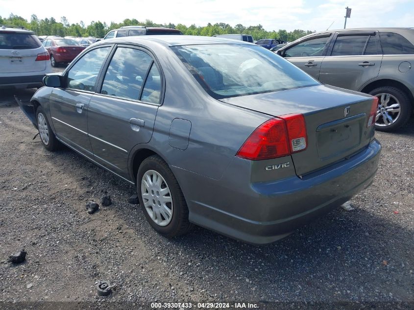 2HGES16544H511089 | 2004 HONDA CIVIC