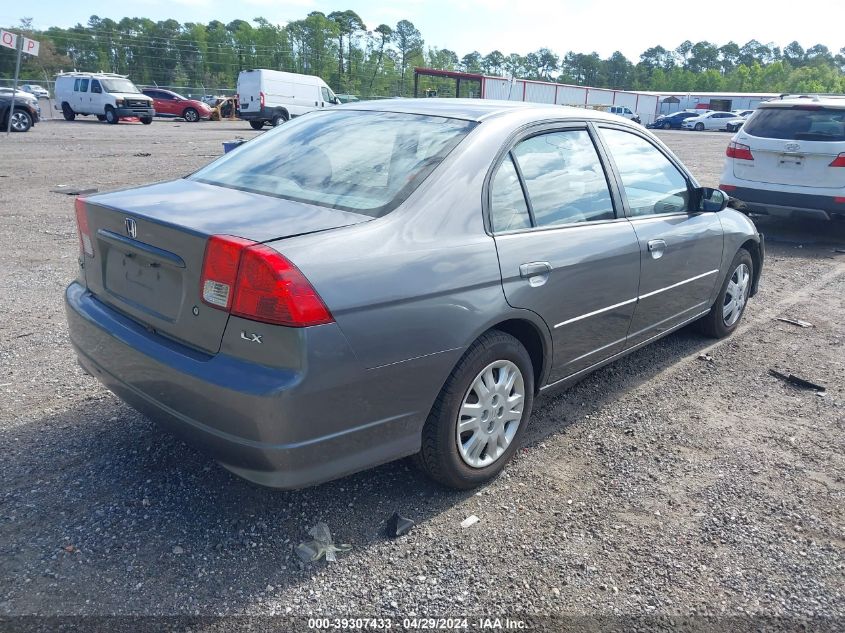 2HGES16544H511089 | 2004 HONDA CIVIC