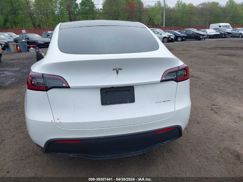 2023 Tesla Model Y VIN: 7SAYGDEE1PA059922 Lot: 40809082