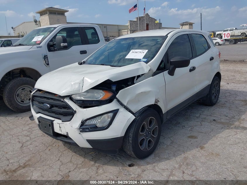 VIN MAJ3P1RE1JC193701 2018 FORD ECOSPORT S