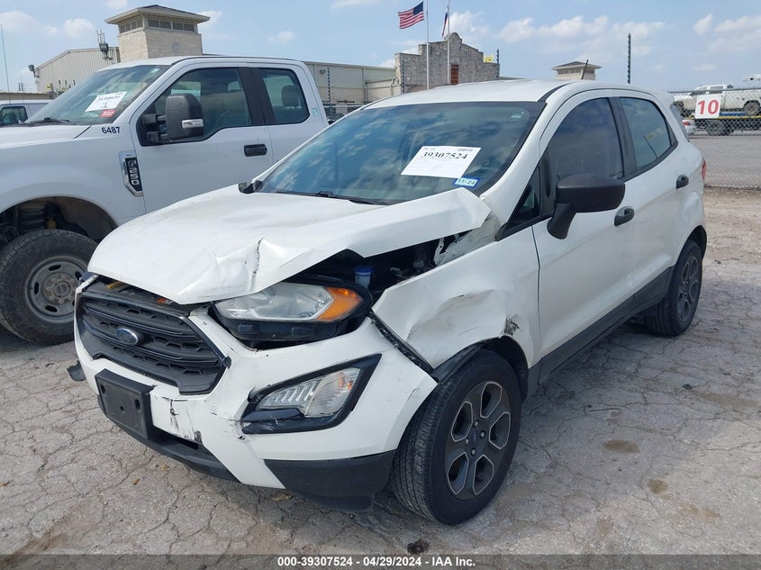 VIN MAJ3P1RE1JC193701 2018 FORD ECOSPORT S