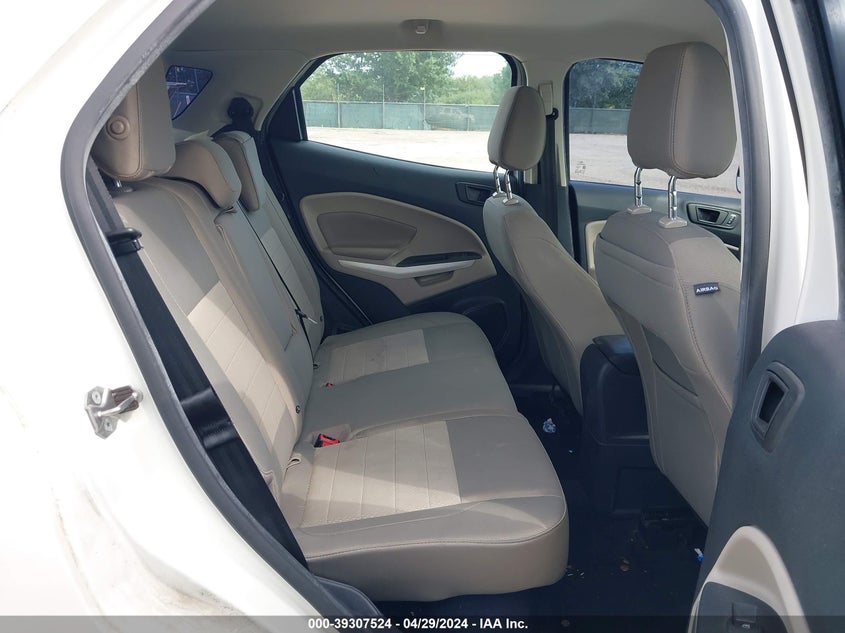 VIN MAJ3P1RE1JC193701 2018 FORD ECOSPORT S