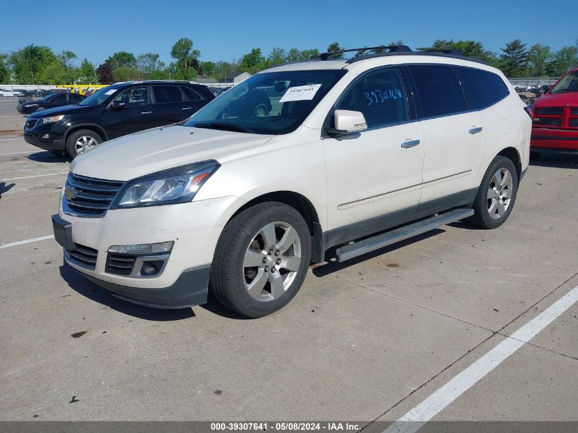 2015 Chevrolet Traverse Ltz VIN: 1GNKRJKD0FJ215828 Lot: 39307641