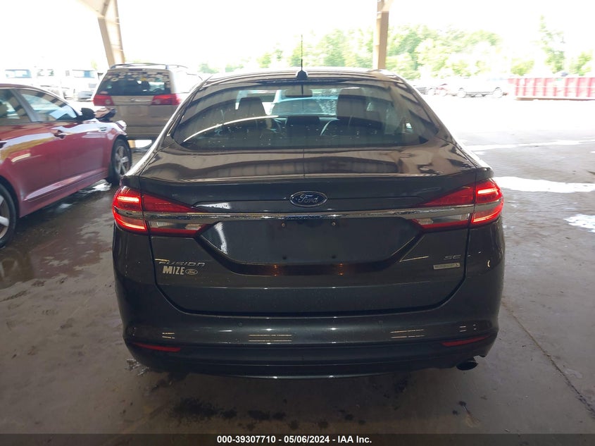 VIN 3FA6P0HD8JR166237 2018 FORD FUSION SE