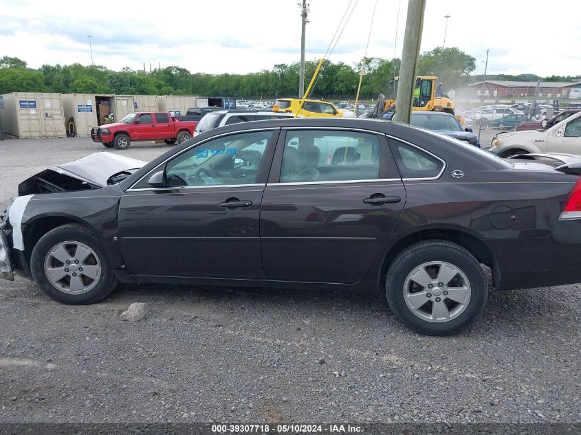 2008 Chevrolet Impala Lt VIN: 2G1WT58K381327182 Lot: 39307718