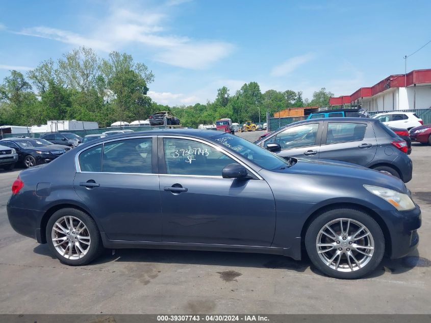 2008 Infiniti G35X VIN: JNKBV61F38M278183 Lot: 40657193