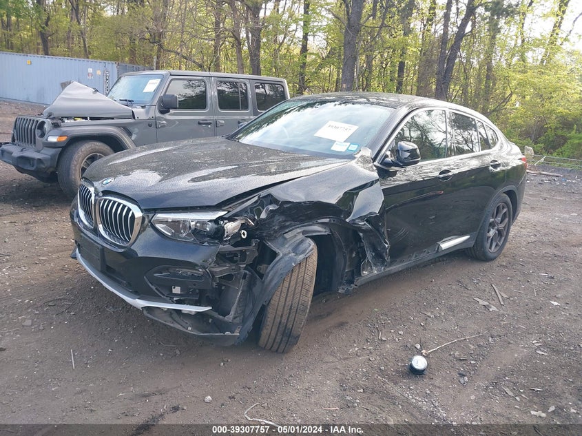 2021 BMW X4 xDrive30I VIN: 5UX2V1C02M9E92271 Lot: 39307757