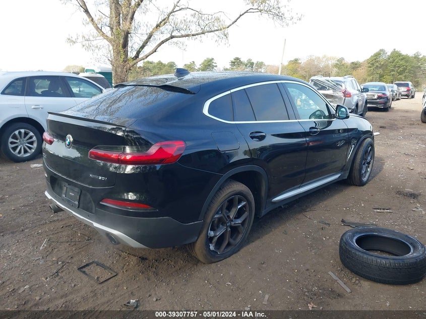 2021 BMW X4 xDrive30I VIN: 5UX2V1C02M9E92271 Lot: 39307757