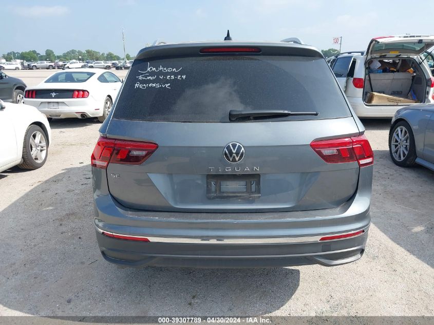 2023 Volkswagen Tiguan 2.0T Se VIN: 3VVNB7AX6PM135707 Lot: 39307789