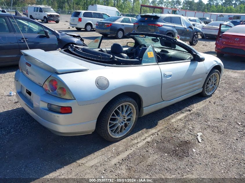 4A3AE55H11E001063 | 2001 MITSUBISHI ECLIPSE SPYDER