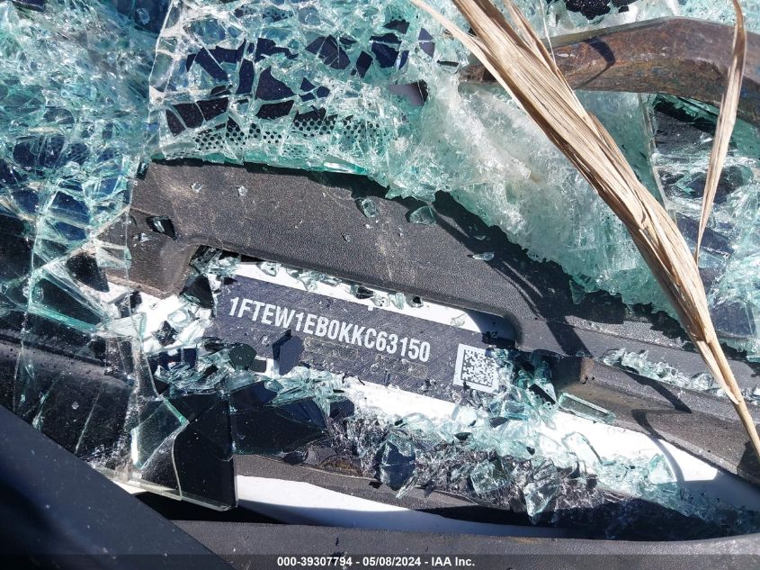 2019 Ford F-150 Xlt VIN: 1FTEW1EB0KKC63150 Lot: 39307794
