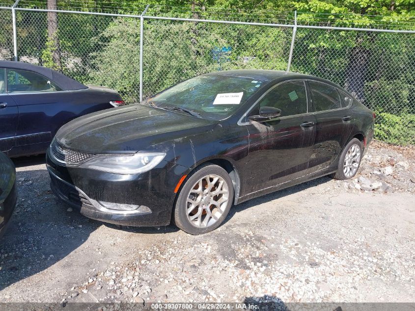 2015 Chrysler 200 C VIN: 1C3CCCEG9FN523626 Lot: 39307800