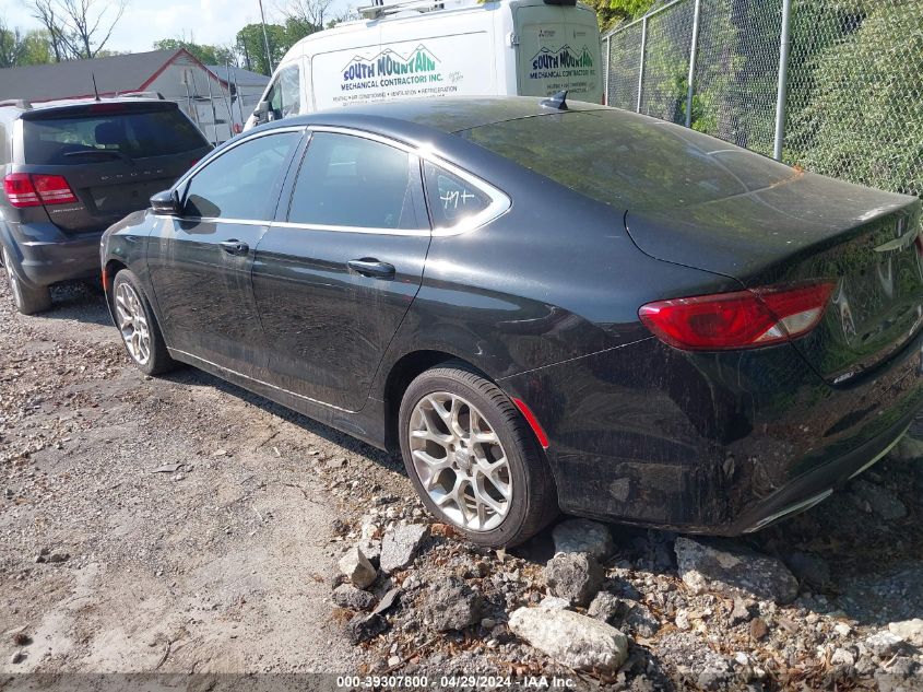 2015 Chrysler 200 C VIN: 1C3CCCEG9FN523626 Lot: 39307800