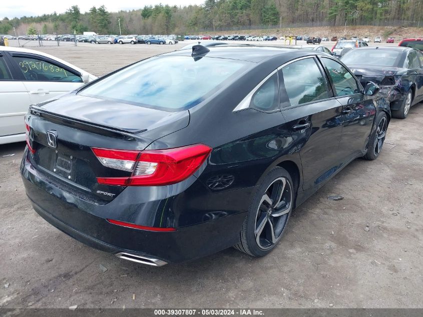 2022 Honda Accord Sport VIN: 1HGCV1F31NA046123 Lot: 39307807