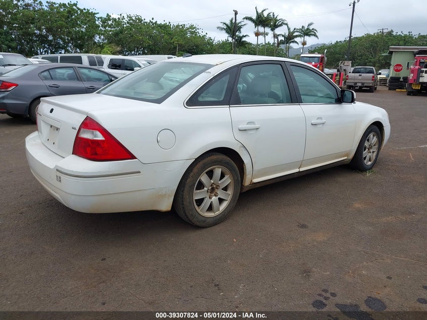 2007 Ford Five Hundred Sel VIN: 1FAHP24197G110789 Lot: 39307824
