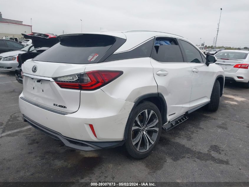 2018 Lexus Rx 450H VIN: 2T2BGMCA0JC024074 Lot: 39307873