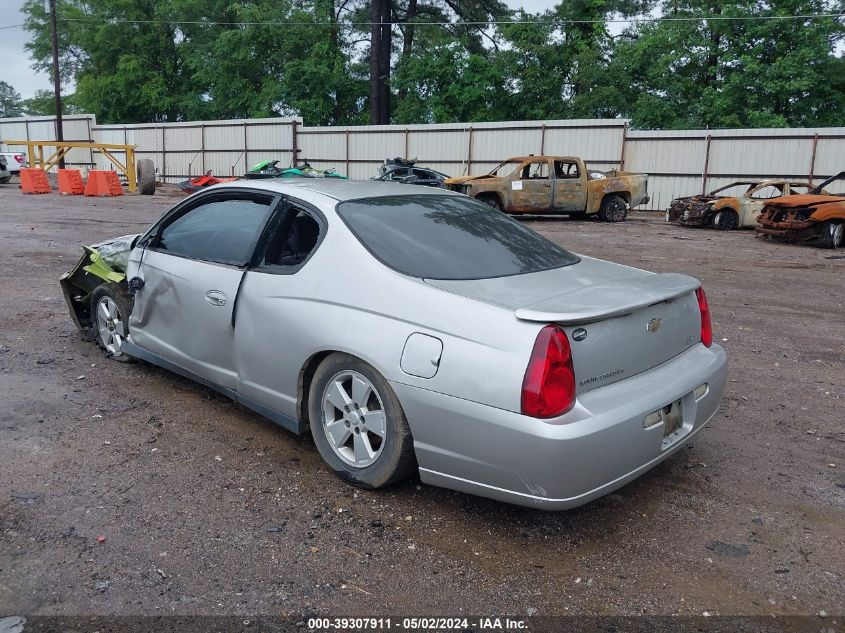 2007 Chevrolet Monte Carlo Ls VIN: 2G1WJ15K579201358 Lot: 39307911