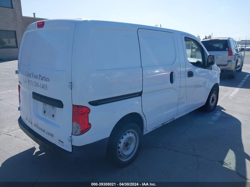 2016 Nissan Nv200 S VIN: 3N6CM0KN4GK695206 Lot: 39308021