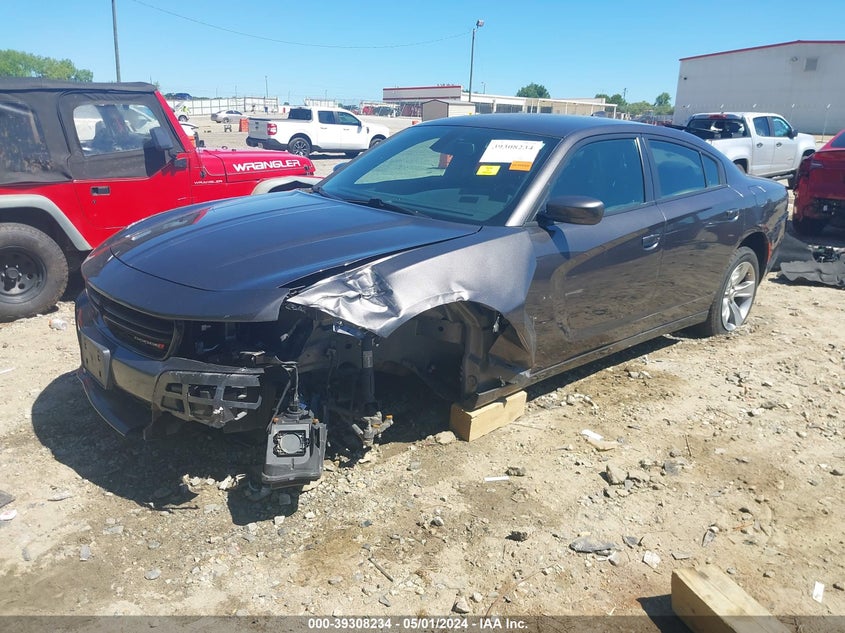 VIN 2C3CDXHG6HH595217 2017 DODGE CHARGER SXT RWD