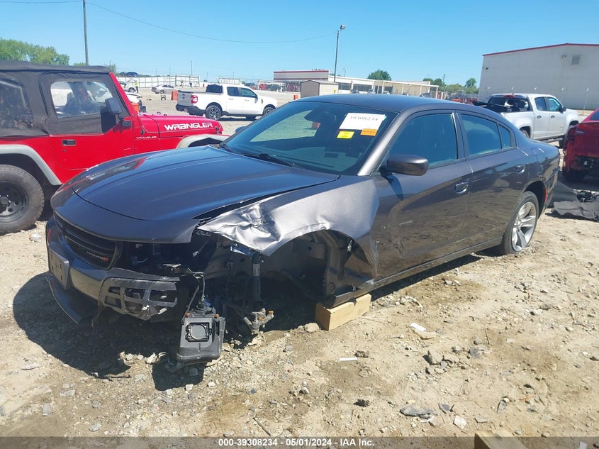 VIN 2C3CDXHG6HH595217 2017 DODGE CHARGER SXT RWD