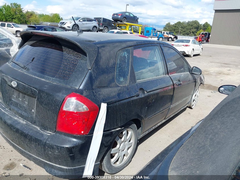 2006 Kia Spectra5 VIN: KNAFE161165365474 Lot: 39308310