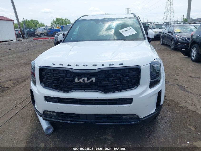 2022 Kia Telluride Sx VIN: 5XYP5DHC3NG280990 Lot: 39308525