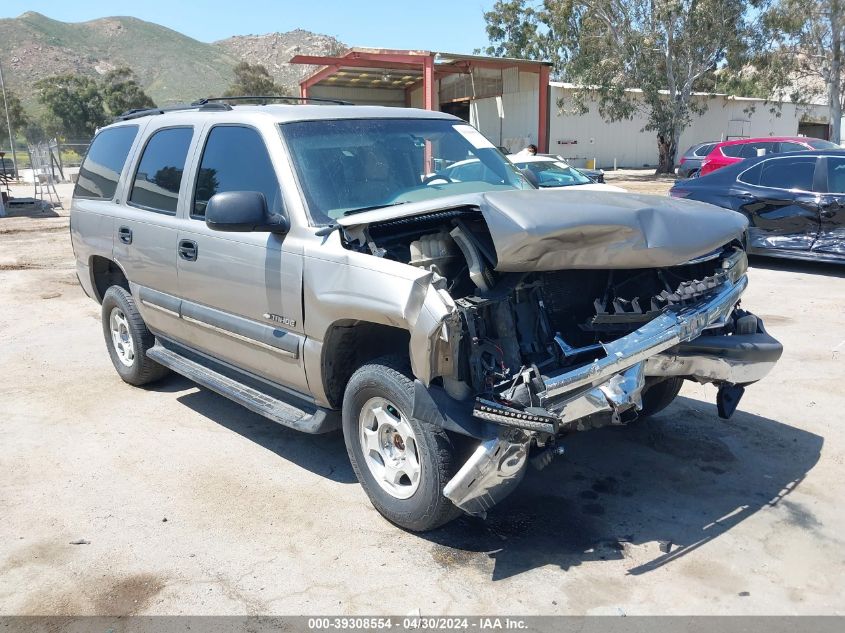 2002 Chevrolet Tahoe Ls VIN: 1GNEC13ZX2R238232 Lot: 39308554