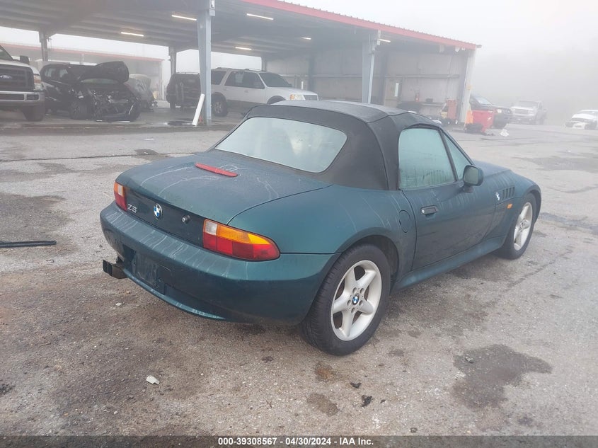 1997 BMW Z3 2.8L Roadster VIN: 4USCJ3325VLC02361 Lot: 39308567