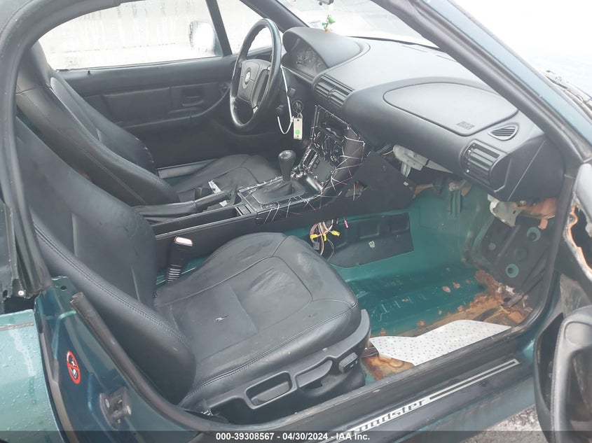 1997 BMW Z3 2.8L Roadster VIN: 4USCJ3325VLC02361 Lot: 39308567