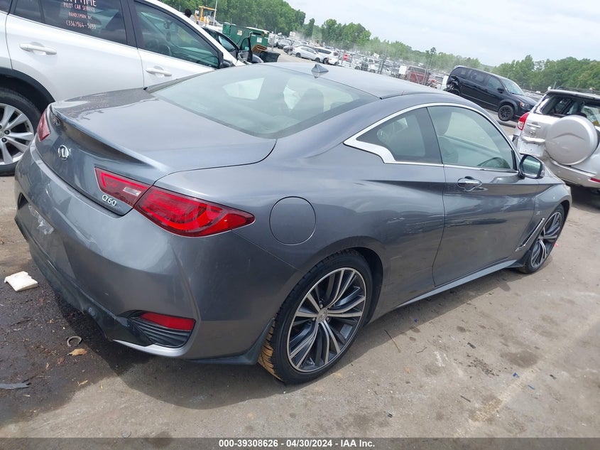 2019 Infiniti Q60 3.0T Luxe VIN: JN1EV7EL1KM290783 Lot: 39308626