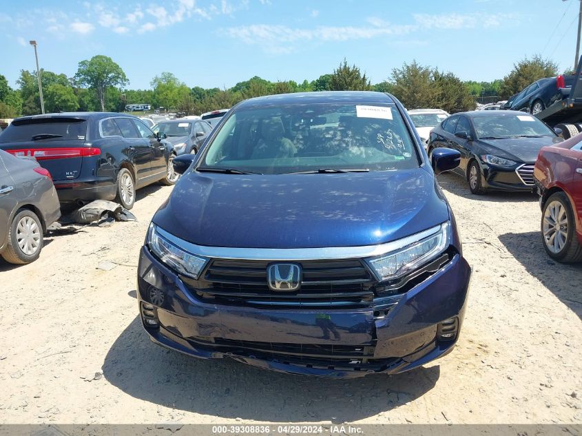 2022 Honda Odyssey Ex-L VIN: 5FNRL6H7XNB021210 Lot: 39308836