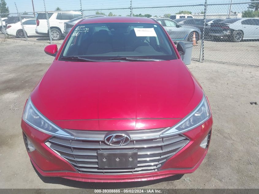 2019 Hyundai Elantra Sel VIN: KMHD84LF3KU737878 Lot: 39308885