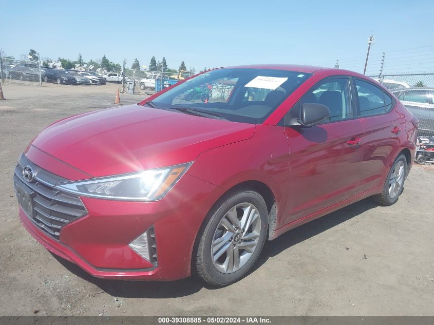 2019 Hyundai Elantra Sel VIN: KMHD84LF3KU737878 Lot: 39308885