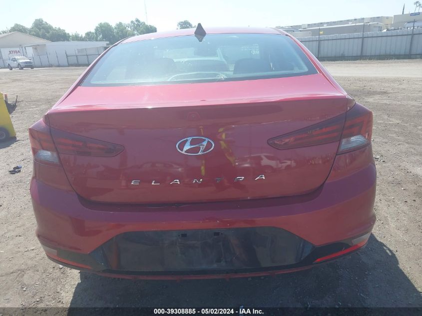 2019 Hyundai Elantra Sel VIN: KMHD84LF3KU737878 Lot: 39308885