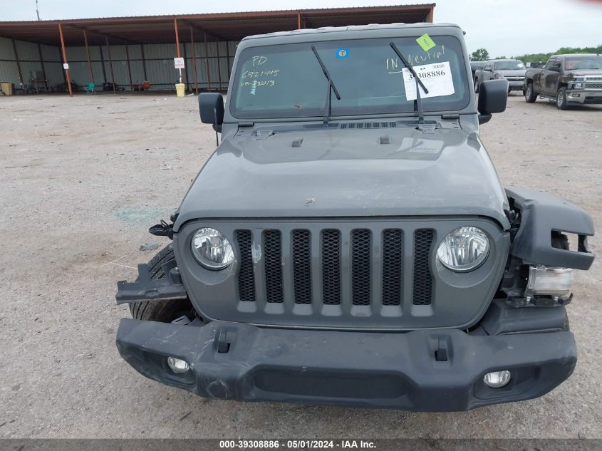 2023 Jeep Wrangler 4-Door Sport Altitude 4X4 VIN: 1C4HJXDN2PW531013 Lot: 39308886