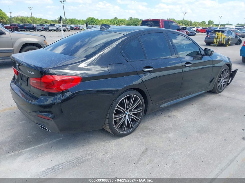 2018 BMW 540I VIN: WBAJE5C56JWA96905