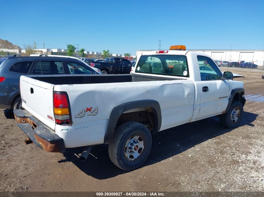 2006 GMC Sierra 2500Hd Work Truck VIN: 1GTHK24U46E122295 Lot: 39308927