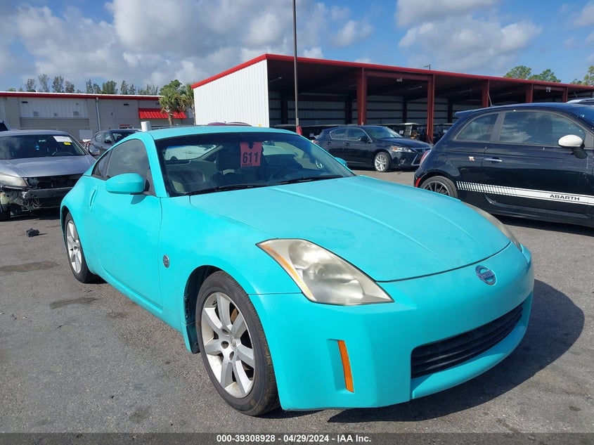 2003 Nissan 350Z Touring VIN: JN1AZ34E03T016108 Lot: 39308928